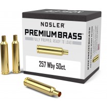 Nosler Custom Rifle Brass 257 WHBY 50 Pack NSL10138