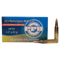 Prvi Partizan Ammunition 223 REM Match BT HP 69Grn 100 Pack A399